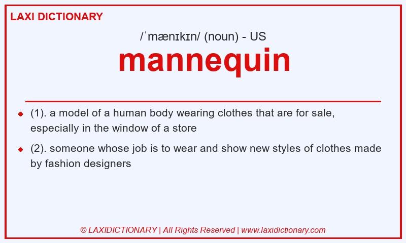 Definition mannequin in American English