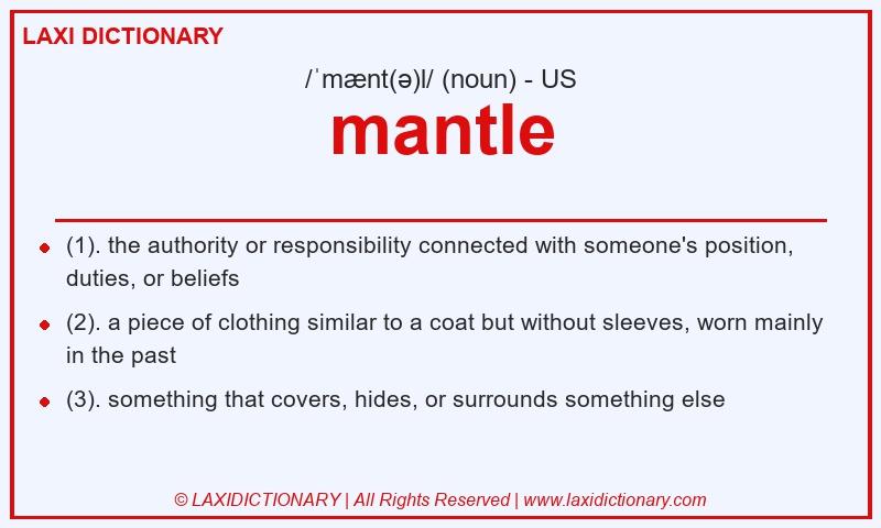 Definition mantle in American English