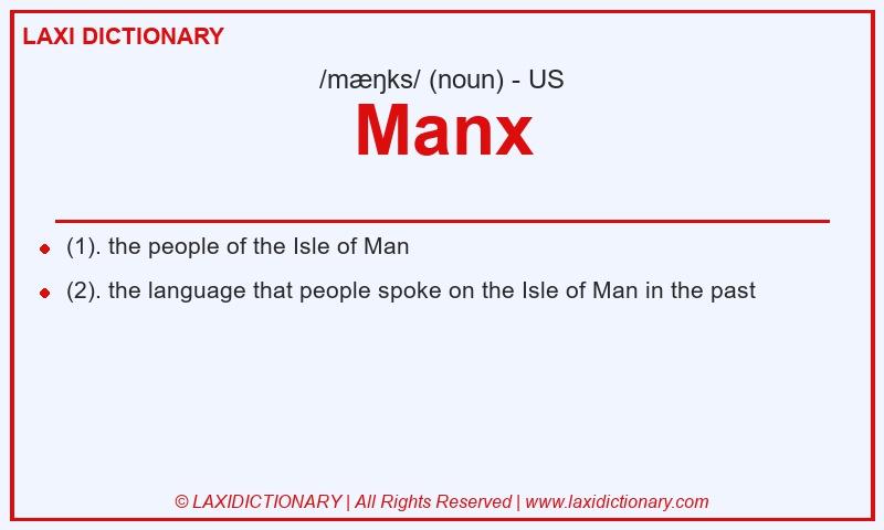 Definition Manx in American English