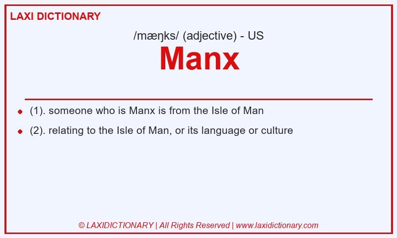Definition Manx in American English