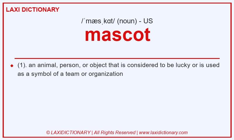 Definition mascot in American English