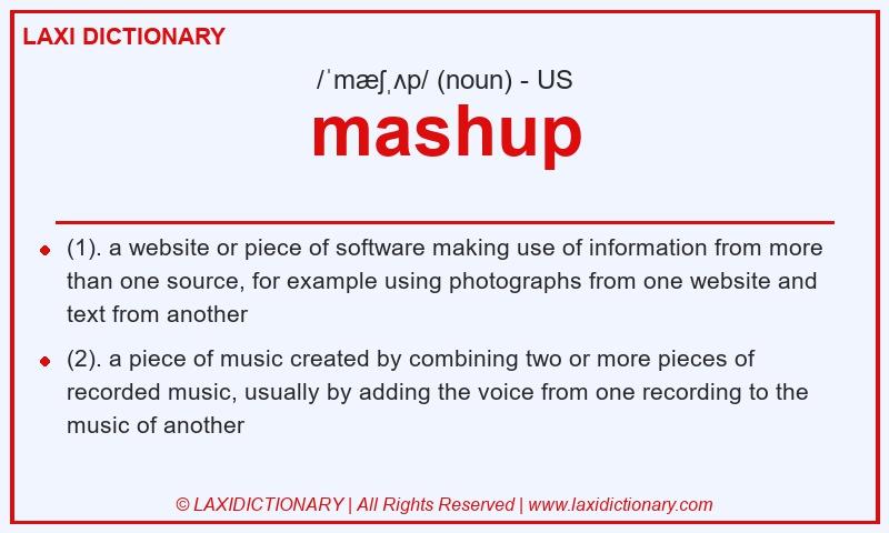 Definition mashup in American English