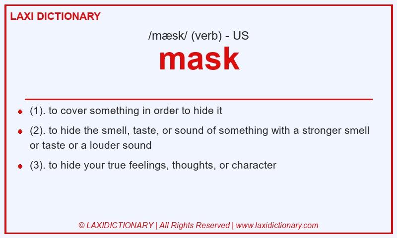 Definition mask in American English