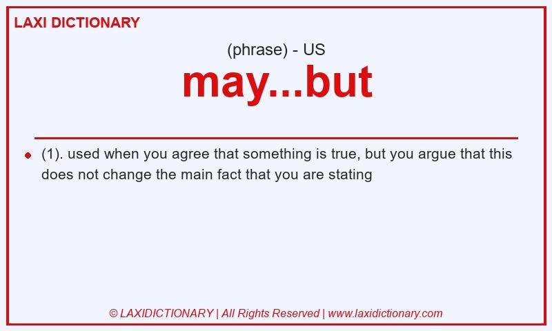 Definition may...but in American English