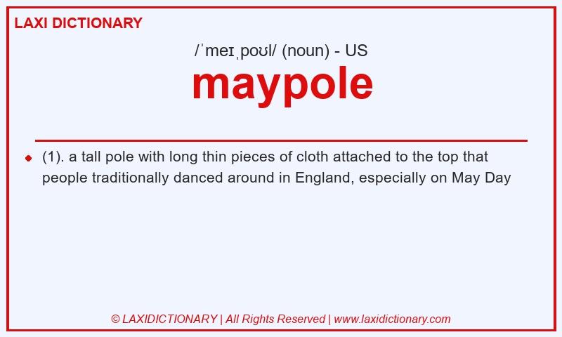 Definition maypole in American English
