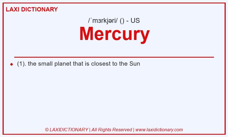 Definition Mercury in American English