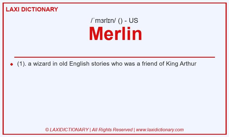 Definition Merlin in American English
