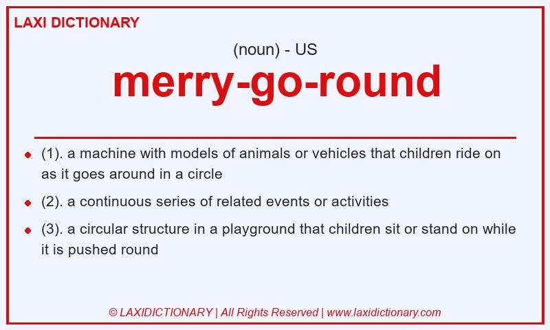 Definition merry-go-round in American English