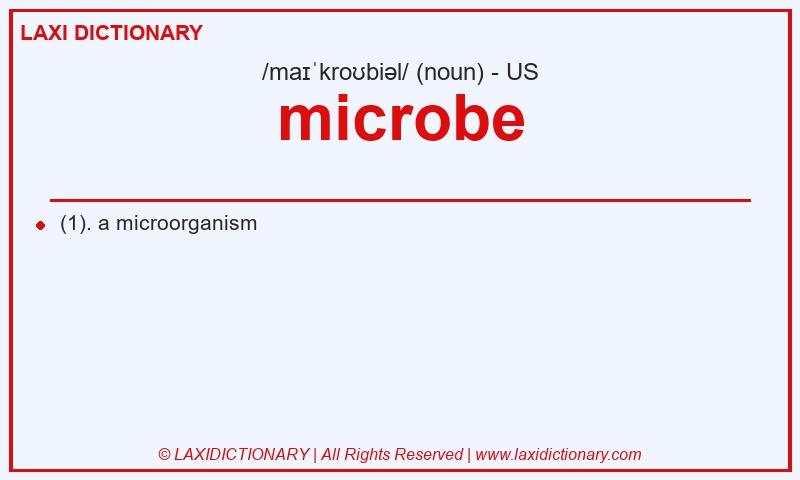 Definition microbe in American English