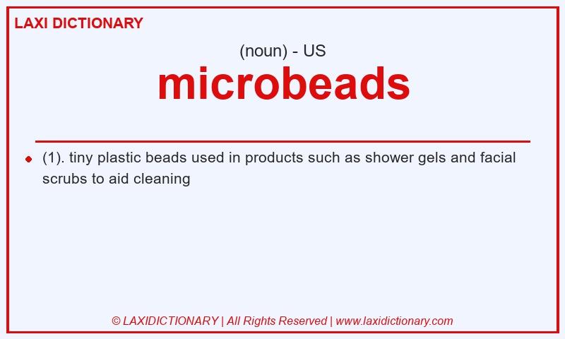 Definition microbeads in American English