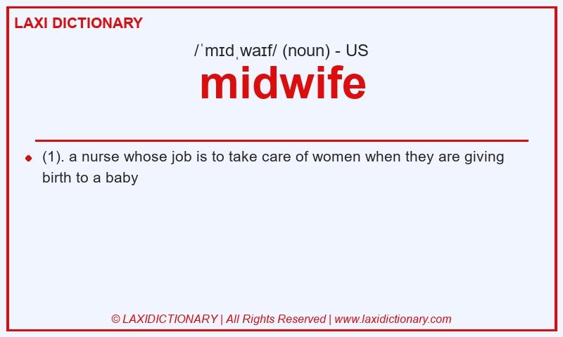 Definition midwife in American English