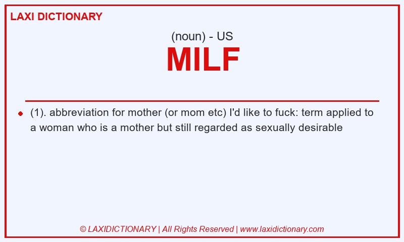 Definition MILF in American English