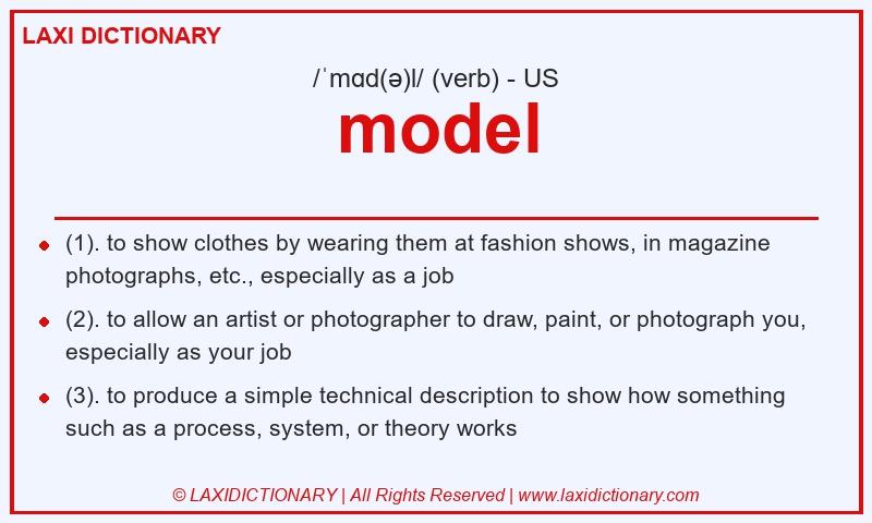 Definition model in American English