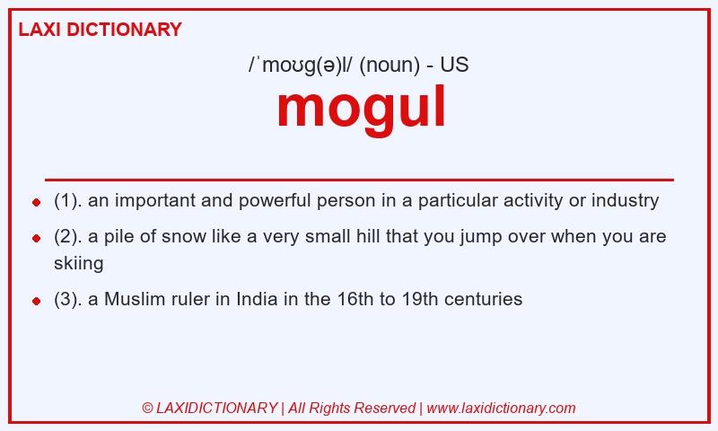Definition mogul in American English
