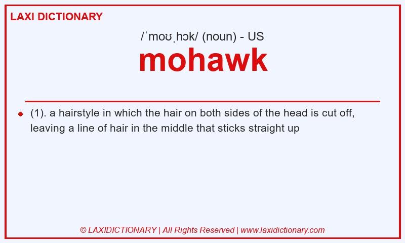 Definition mohawk in American English