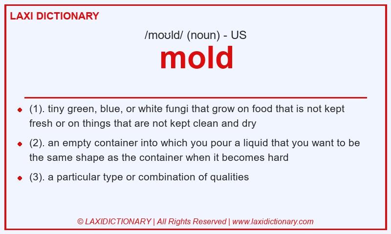 Definition mold in American English