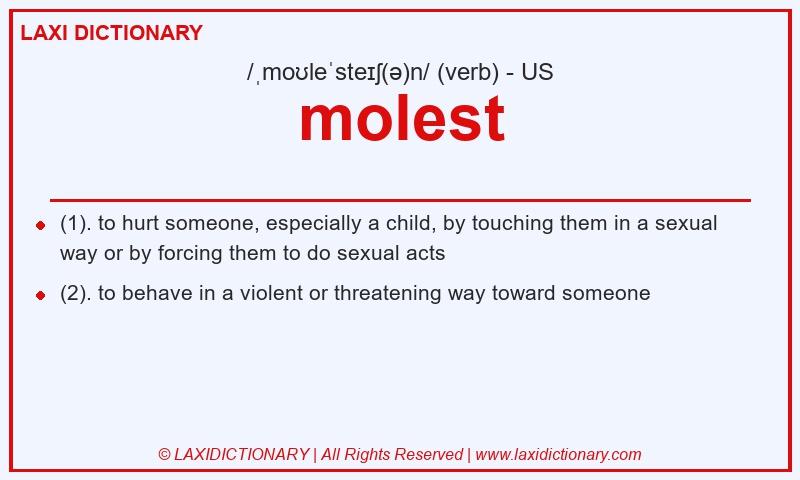 Definition molest in American English