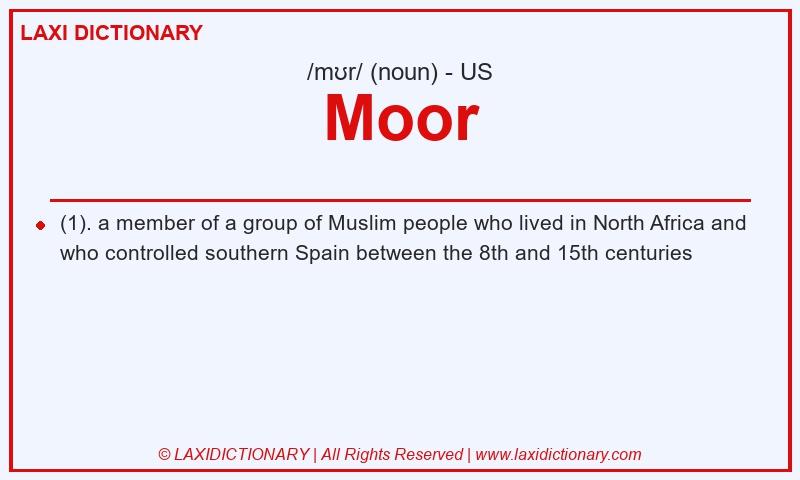 Definition Moor in American English