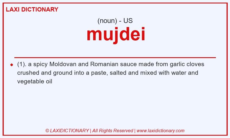 Definition mujdei in American English