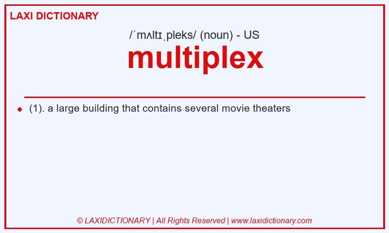 Definition multiplex in American English
