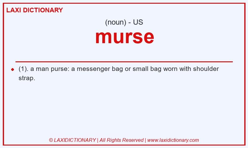 Definition murse in American English