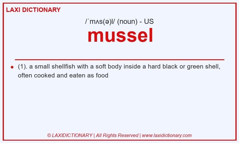 Definition mussel in American English