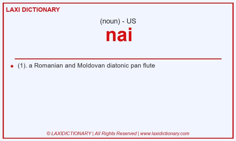 Definition nai in American English