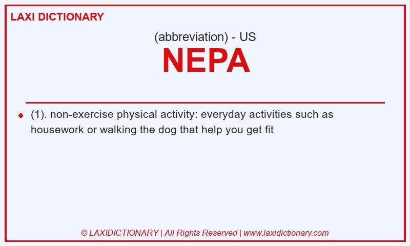 Definition NEPA in American English