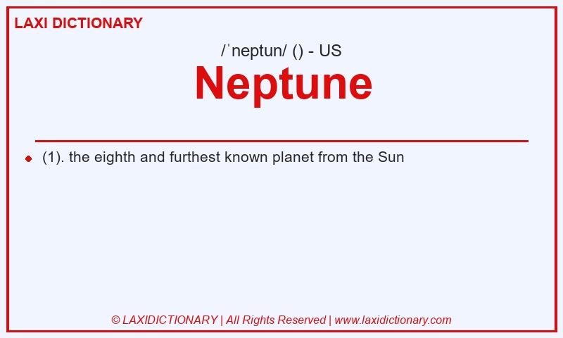Definition Neptune in American English