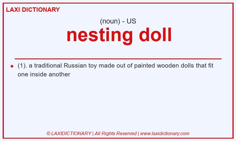 Definition nesting doll in American English