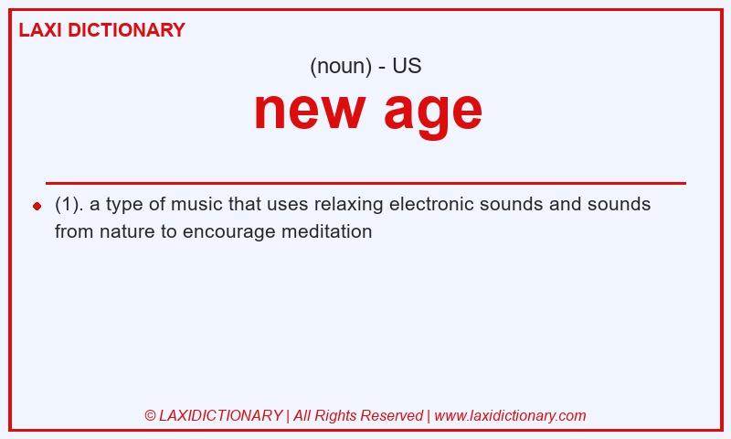 Definition new age in American English