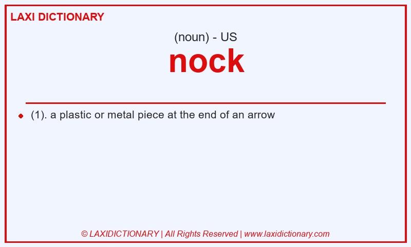Definition nock in American English