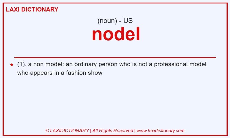 Definition nodel in American English