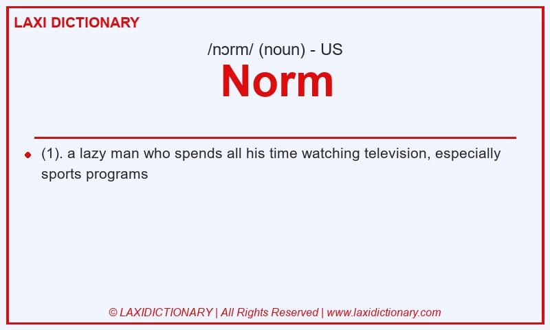 Definition Norm in American English