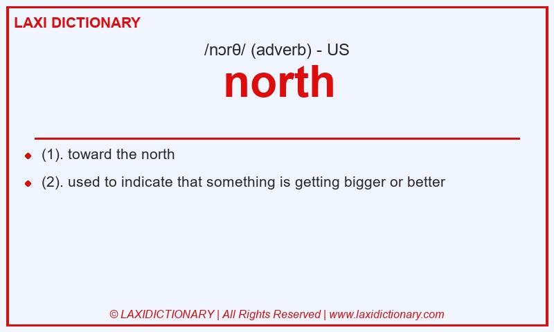 Definition north in American English