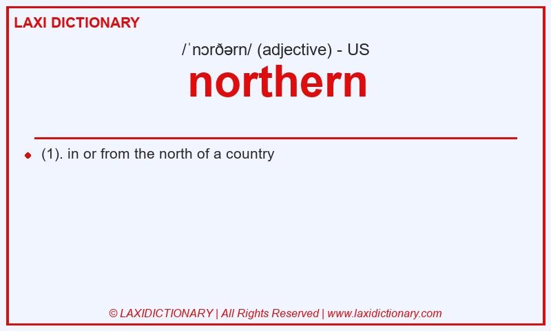 Definition northern in American English