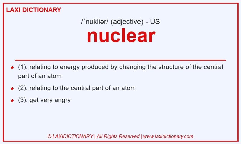Definition nuclear in American English