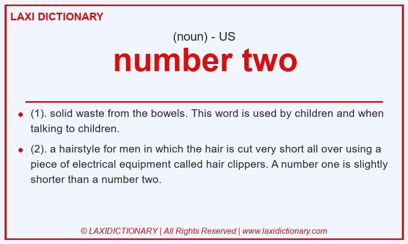 Definition number two in American English