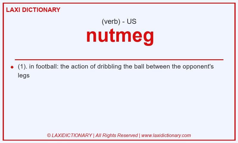 Definition nutmeg in American English