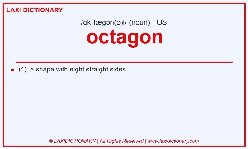 Definition octagon in American English