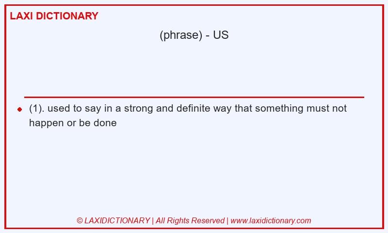 Definition in American English