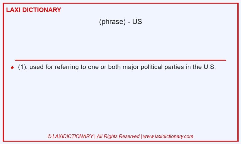 Definition  in American English