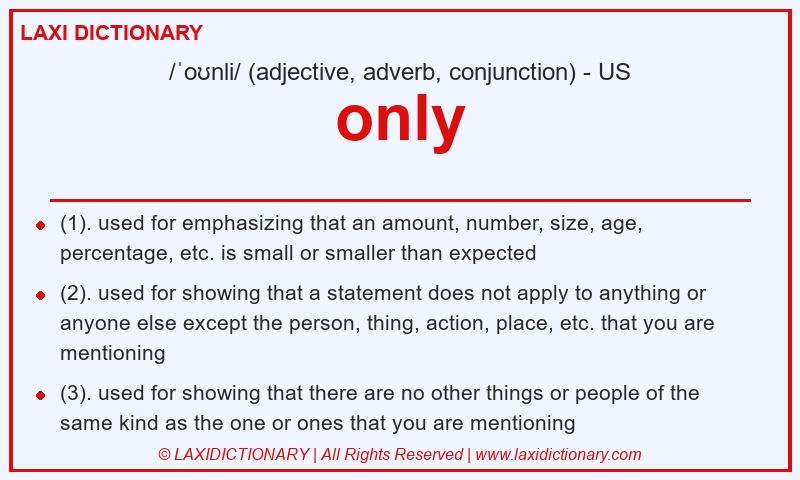 Definition only in American English