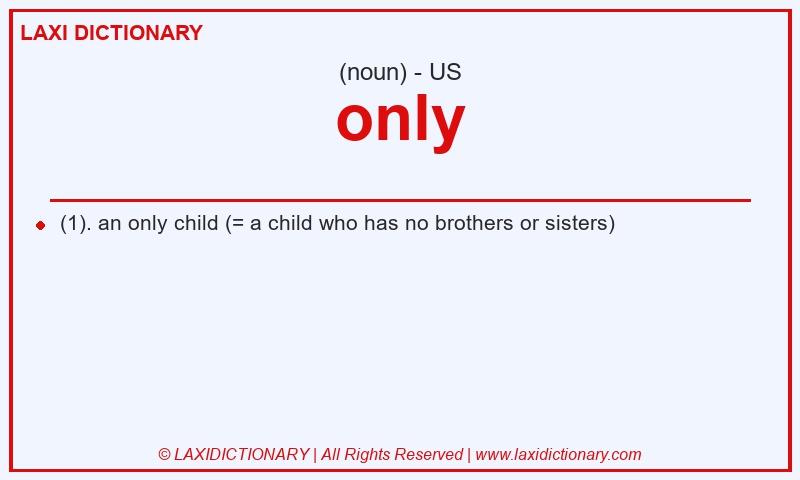 Definition only in American English