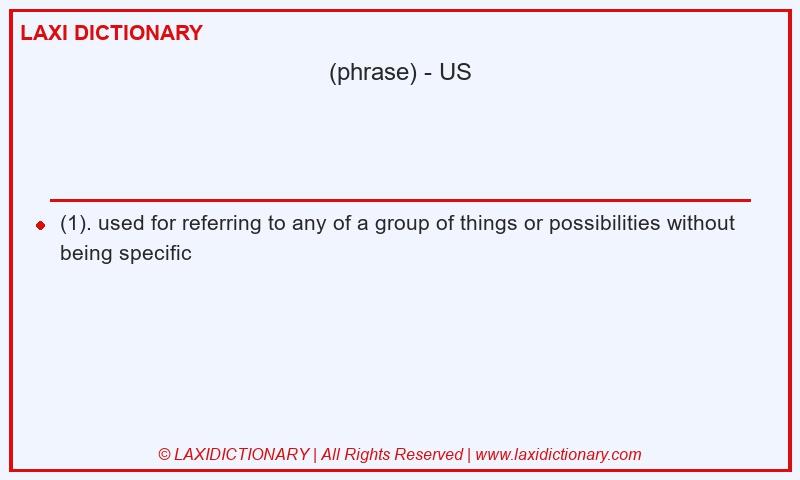 Definition in American English