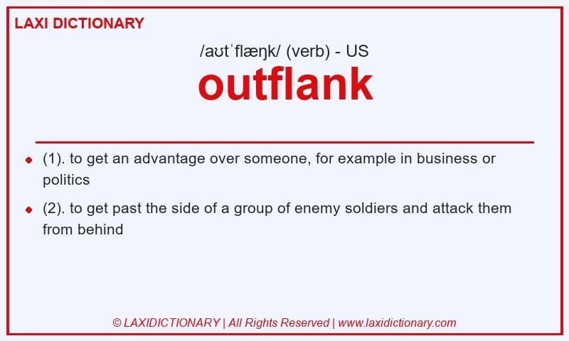 Definition outflank in American English