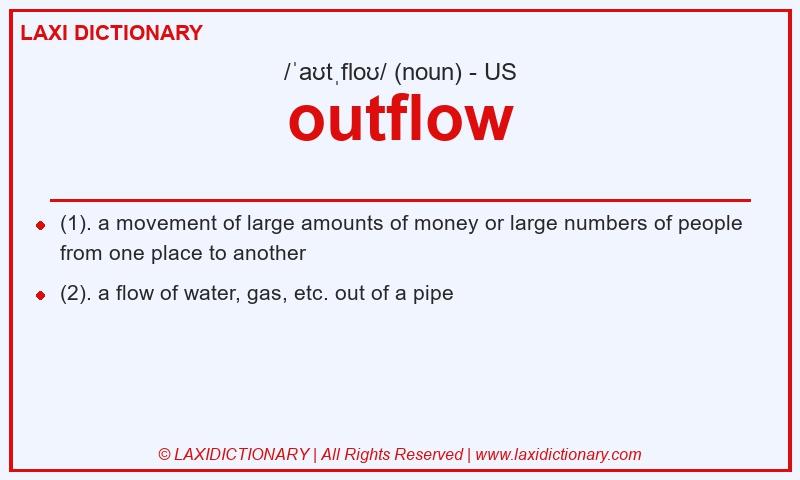 Definition outflow in American English