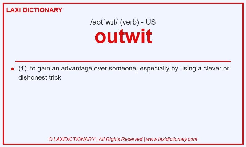 Definition outwit in American English