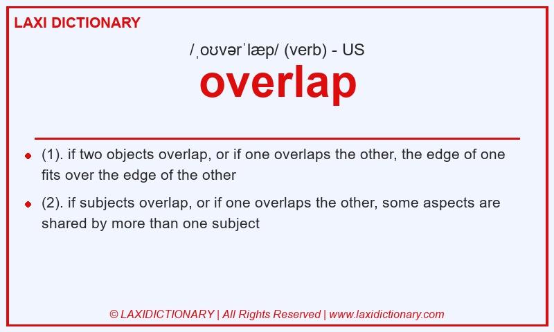 Definition overlap in American English