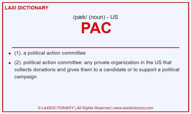 Definition PAC in American English